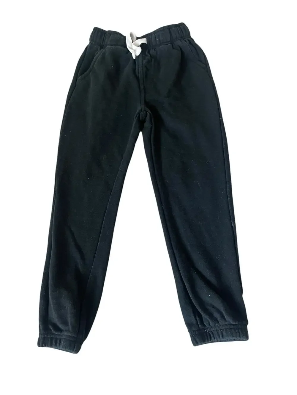 Pekkle Boys Black Pull-On Activewear Athletic Jogger Sweatpants Youth Size 6